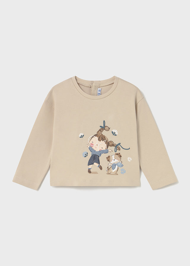 Mayoral Baby Mädchen T-Shirt langarm 2082