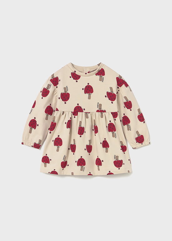 Mayoral Baby Mädchen Plüschkleid bedruckt 2916