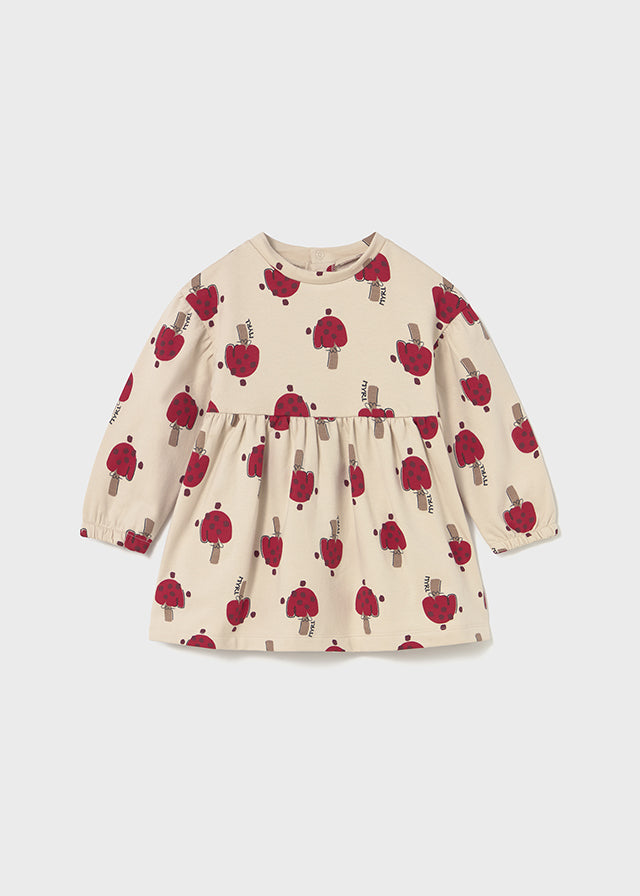 Mayoral Baby Mädchen Plüschkleid bedruckt 2916