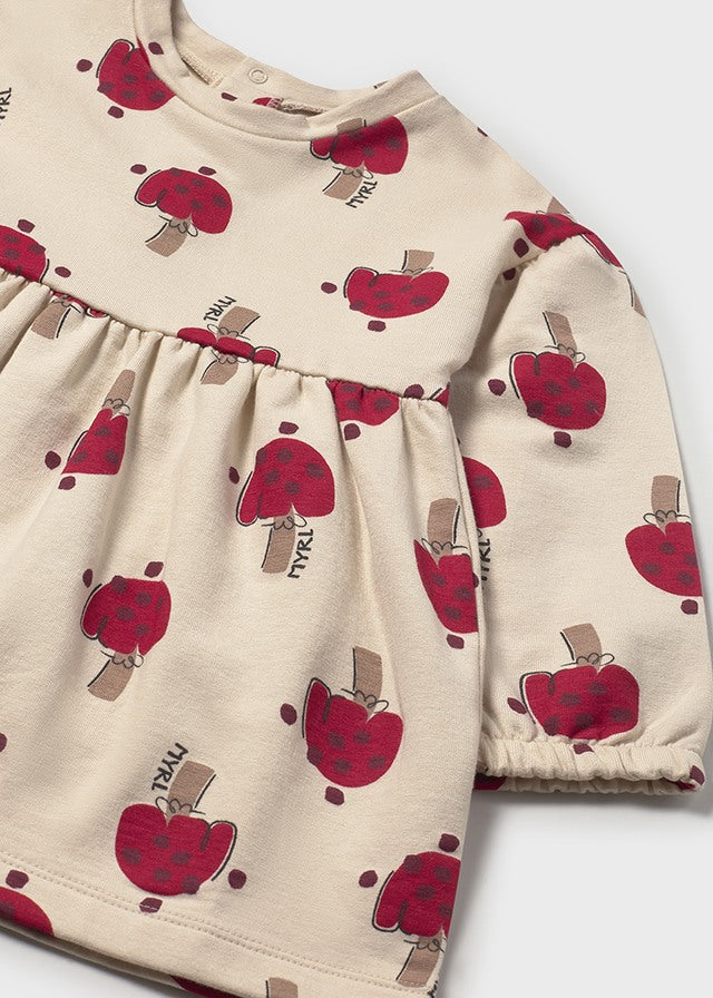 Mayoral Baby Mädchen Plüschkleid bedruckt 2916