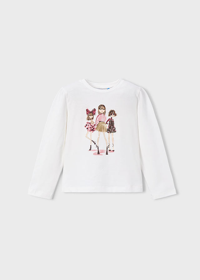 Mayoral Mädchen T-Shirt langarm elegant 4011