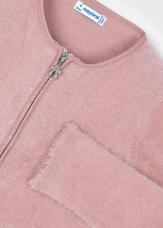 Mayoral Mädchen Strickjacke Pelz 4310