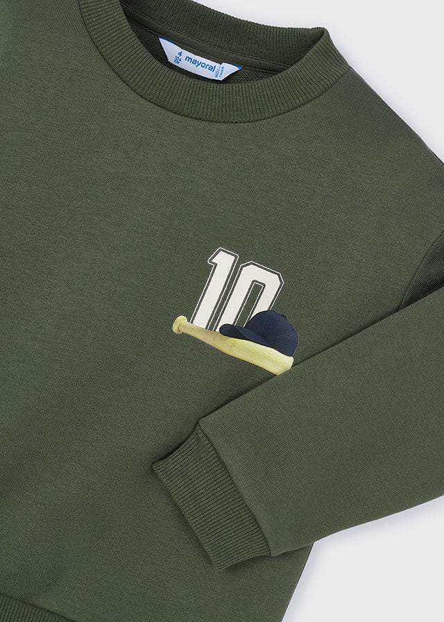 Mayoral Junge Pullover Print auf dem Rücken 4401