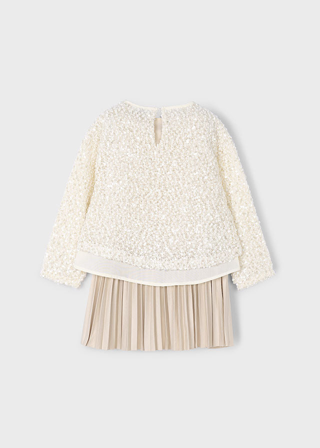 Mayoral Mädchen Kleid Pailletten 4925