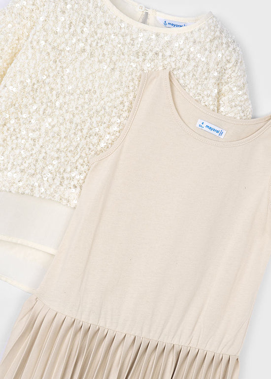Mayoral Mädchen Kleid Pailletten 4925
