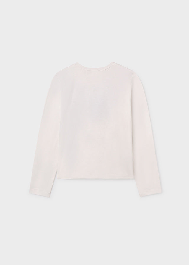 Mayoral Mädchen T-Shirt langarm bestickt 7018