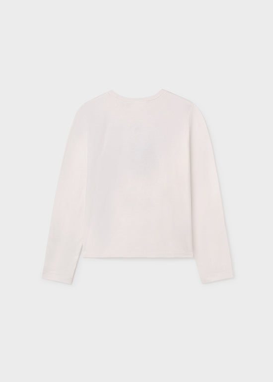 Mayoral Mädchen T-Shirt langarm bestickt 7018