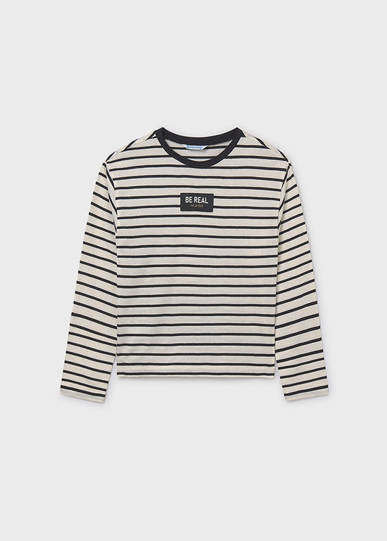 Mayoral Mädchen Shirt la Streifen oversize 7027