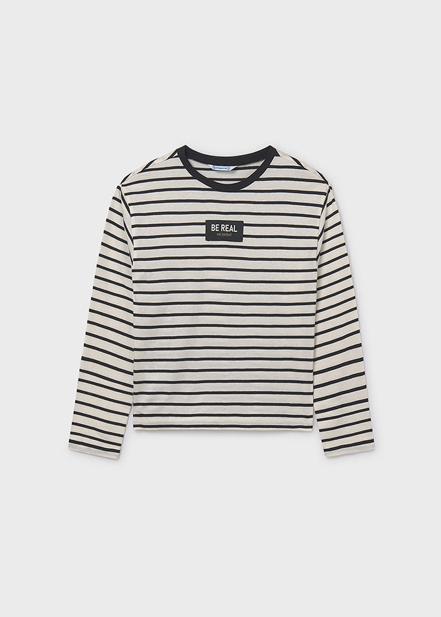 Mayoral Mädchen Shirt la Streifen oversize 7027