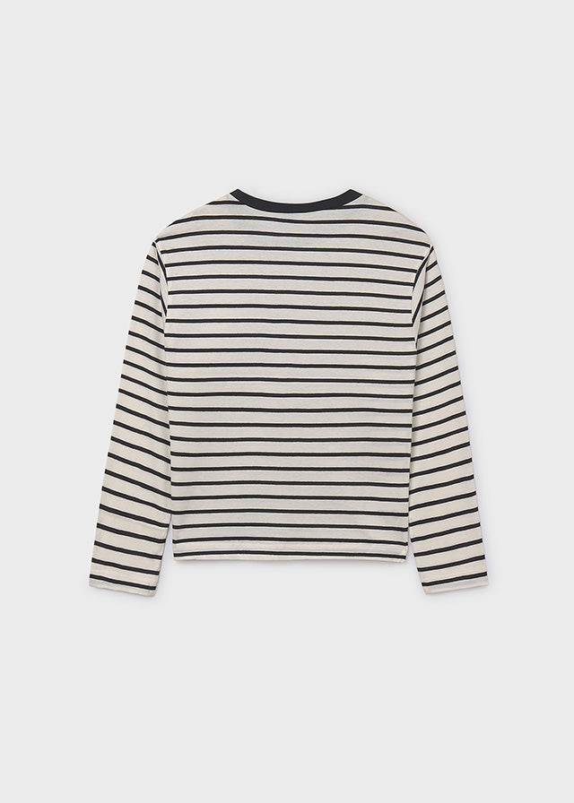 Mayoral Mädchen Shirt la Streifen oversize 7027