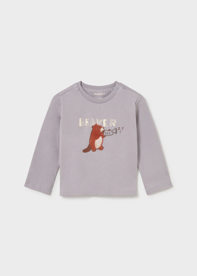 Mayoral Baby-Jungen Langarmshirt 2010 – grau