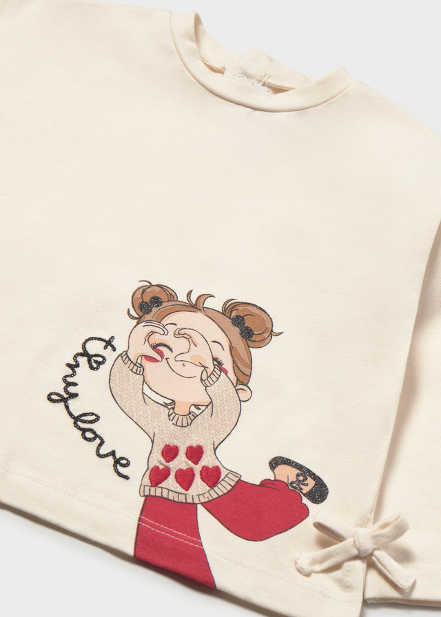 Mayoral Baby-Mädchen Langarmshirt 2087 – soja