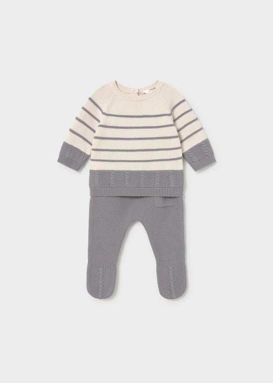 Mayoral Baby-Jungen Set Strampelanzug 2505 – ashgrau