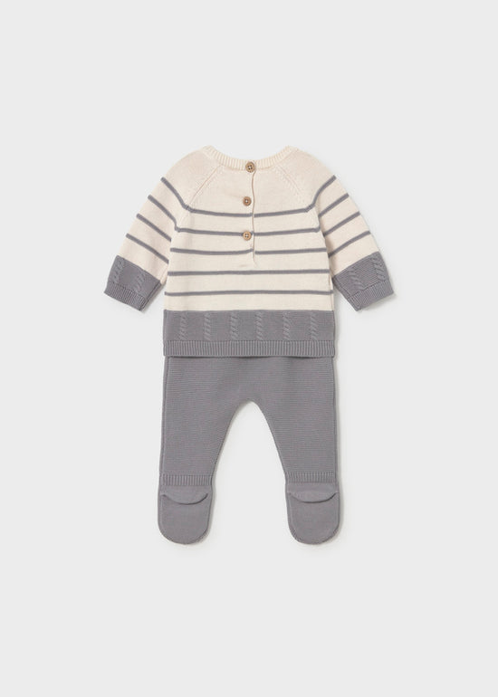 Mayoral Baby-Jungen Set Strampelanzug 2505 – ashgrau