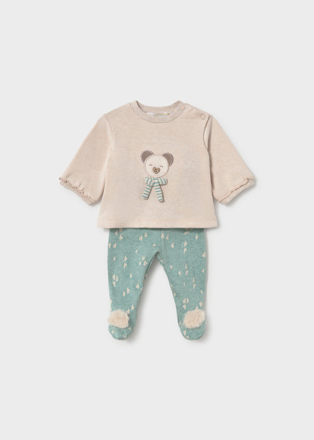 Mayoral Baby-Mädchen Set Strampelanzug 2515 – blaugrün