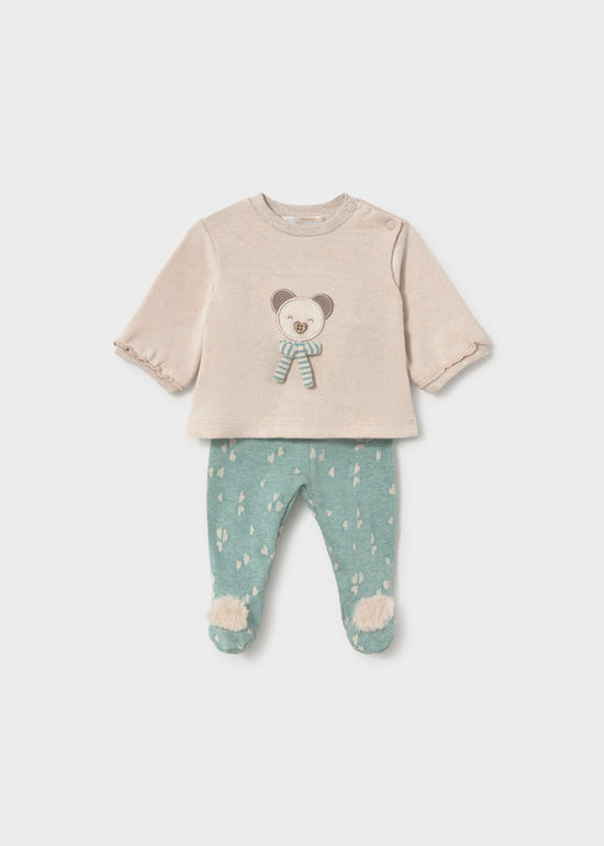 Mayoral Baby-Mädchen Set Strampelanzug 2515 – blaugrün