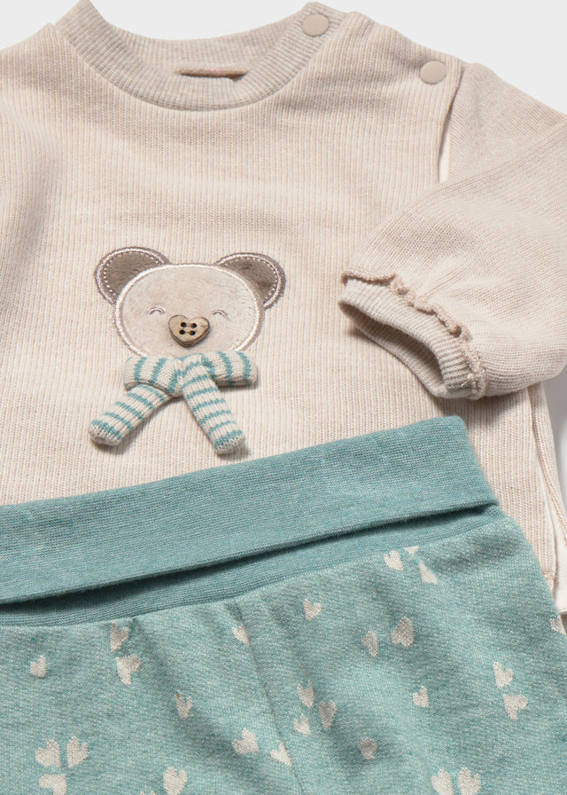 Mayoral Baby-Mädchen Set Strampelanzug 2515 – blaugrün