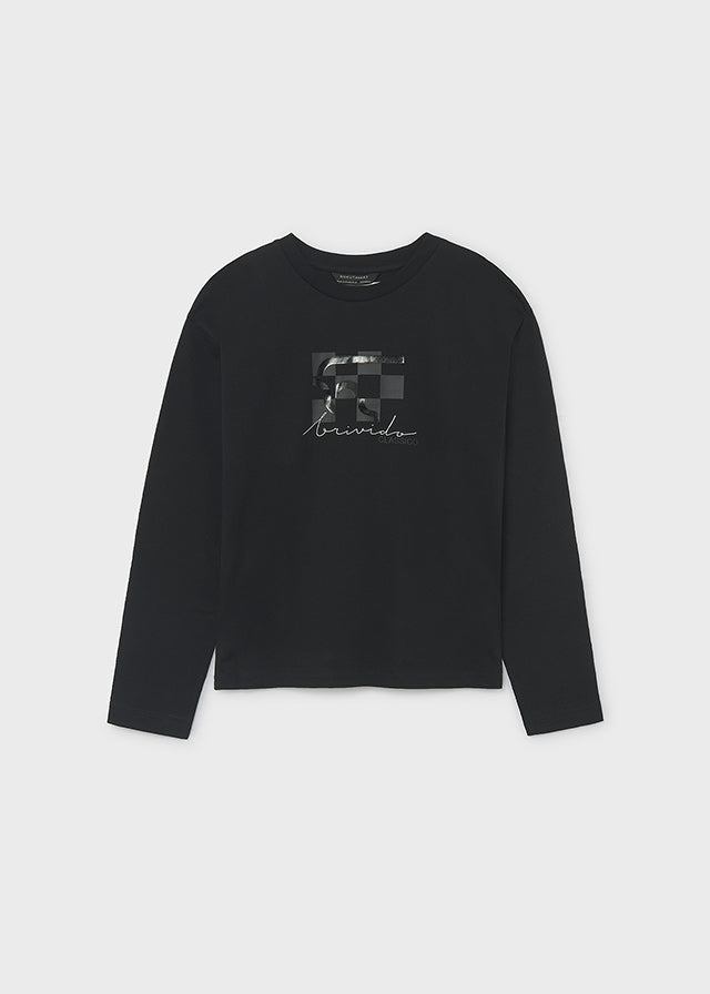 Mayoral Jungen Langarmshirt 7048 – schwarz