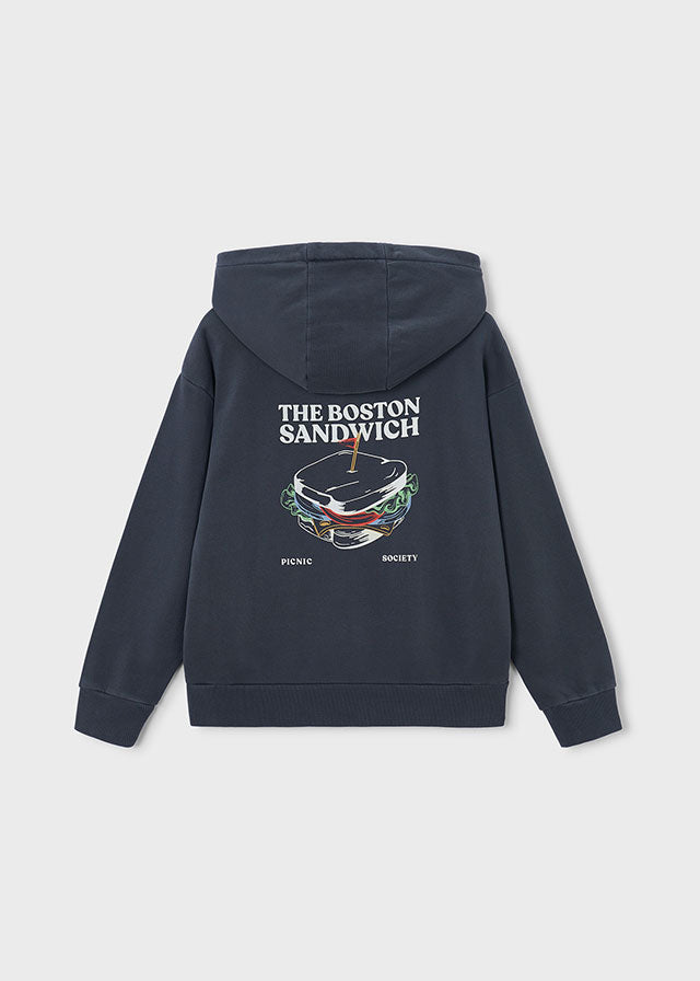 Boston Kids Jungen Kapuzenpullover 7420 – indigo