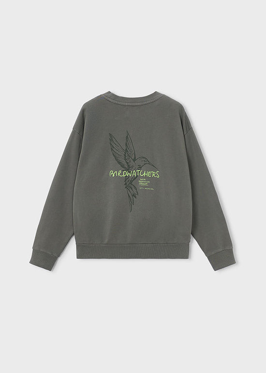 Boston Kids Jungen Pullover 7421 – moos