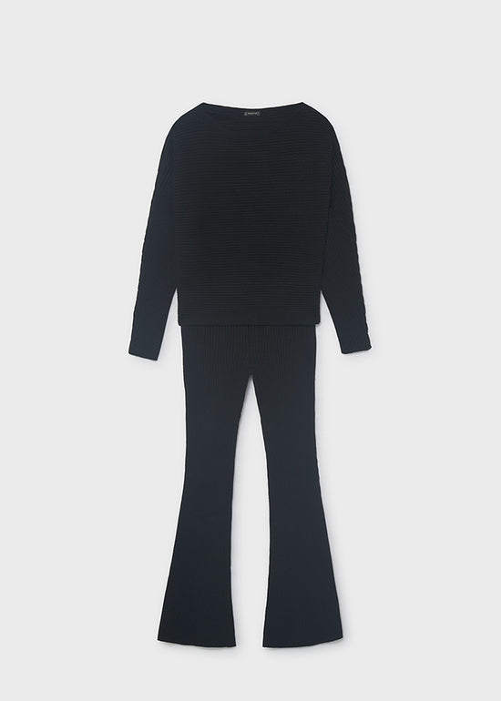 Mayoral Mädchen Strick Set 7530 – schwarz