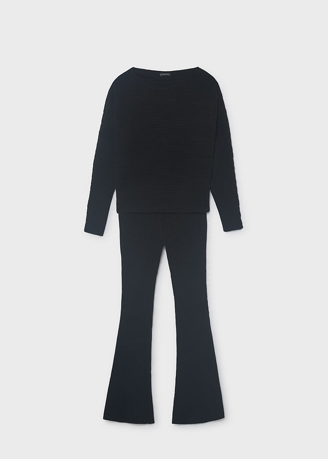 Mayoral Mädchen Strick Set 7530 – schwarz