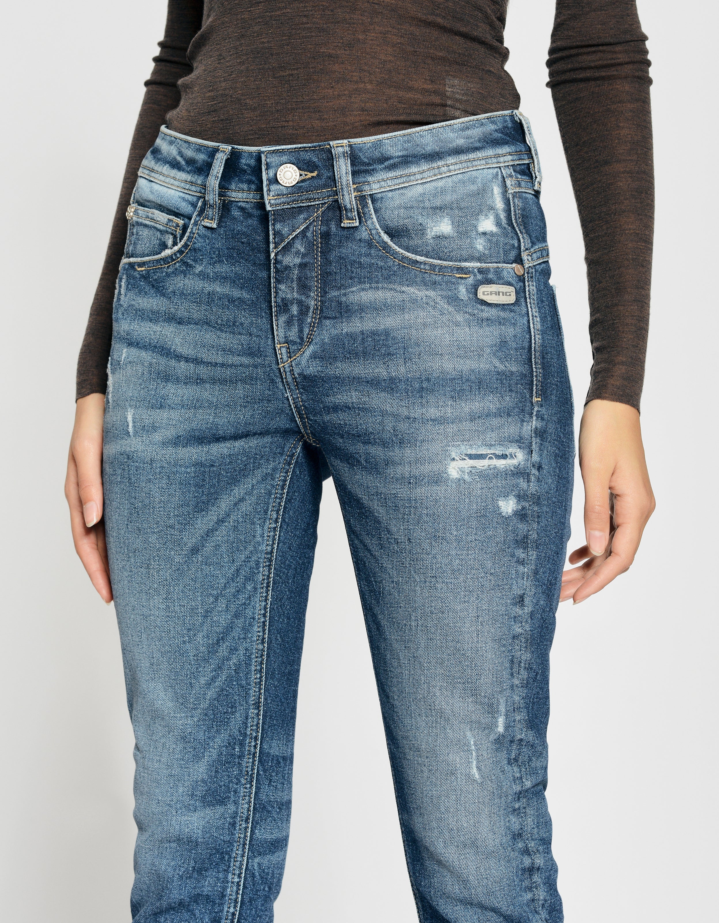 GANG Damen Jeans 94AMELIE CROPPED