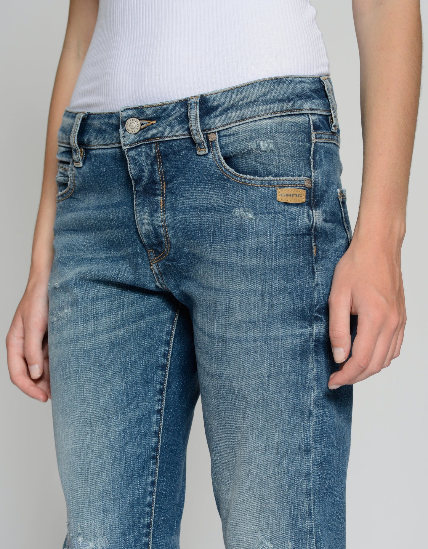 Gang Damen Jeans 94NADIA CROPPED - boyfriend fit