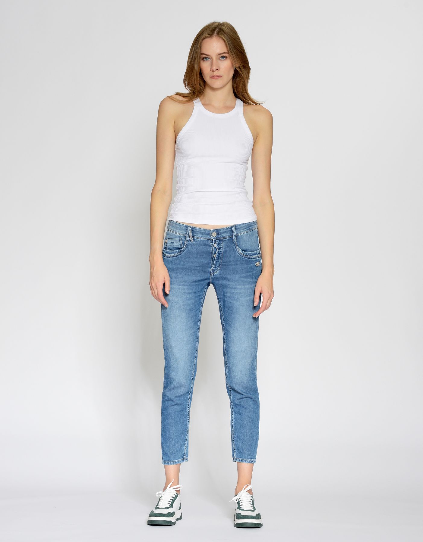 Gang Damen Jeans 94Gerda - soft midblue