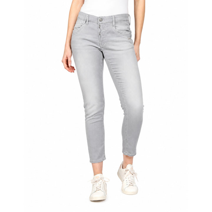Gang Damen Jeans 94Gerda CROPPED  - ice grey vint
