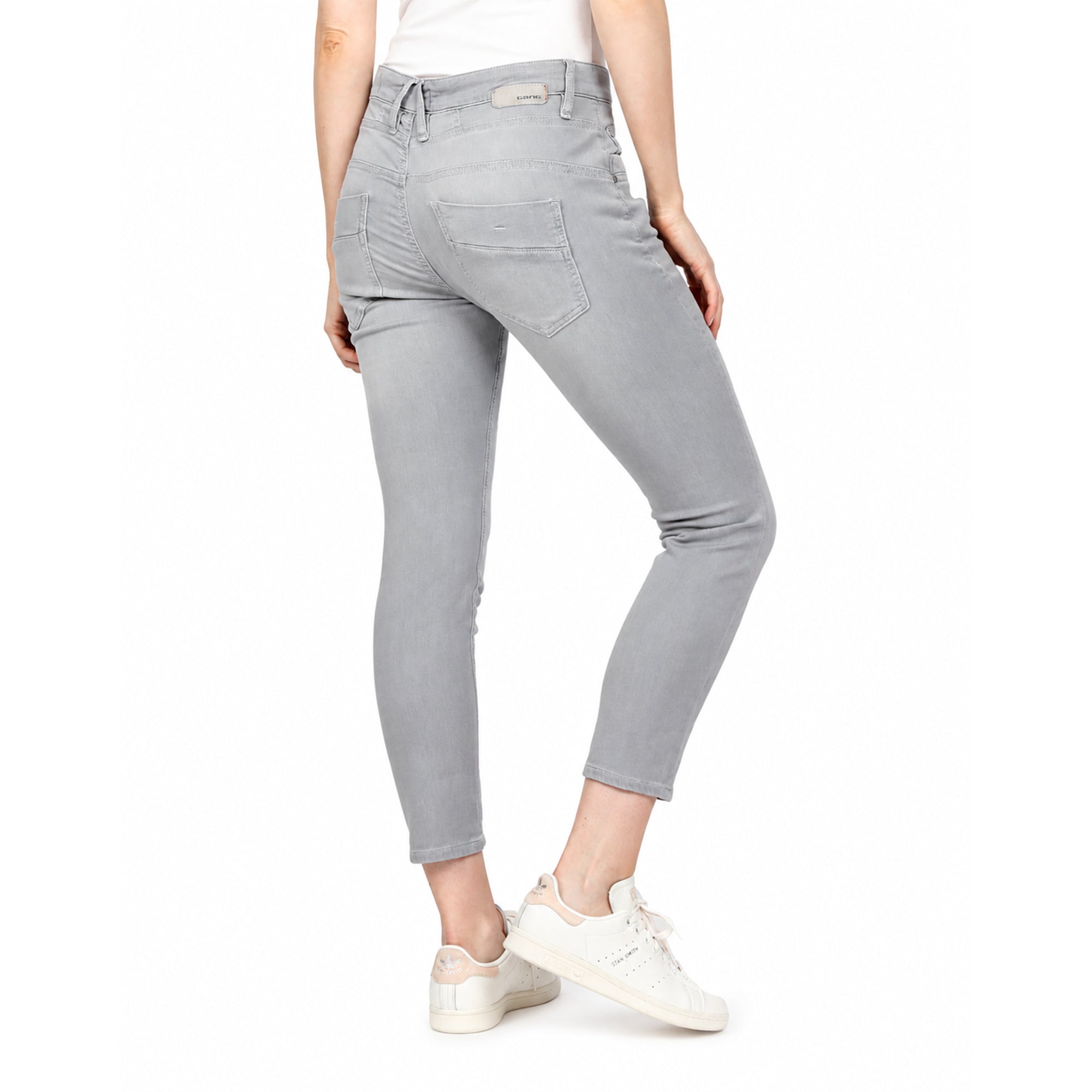 Gang Damen Jeans 94Gerda CROPPED  - ice grey vint