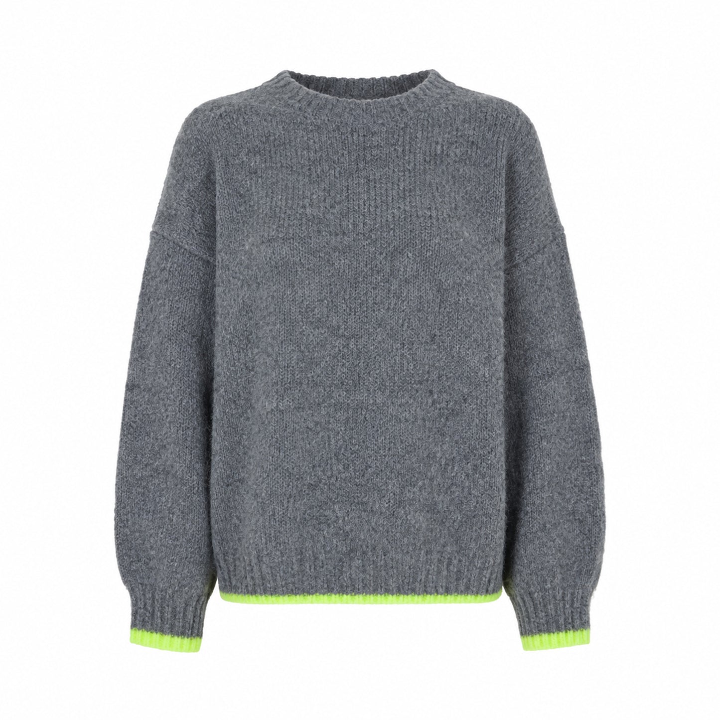 Emily van den Bergh Damen Strickpullover – grau