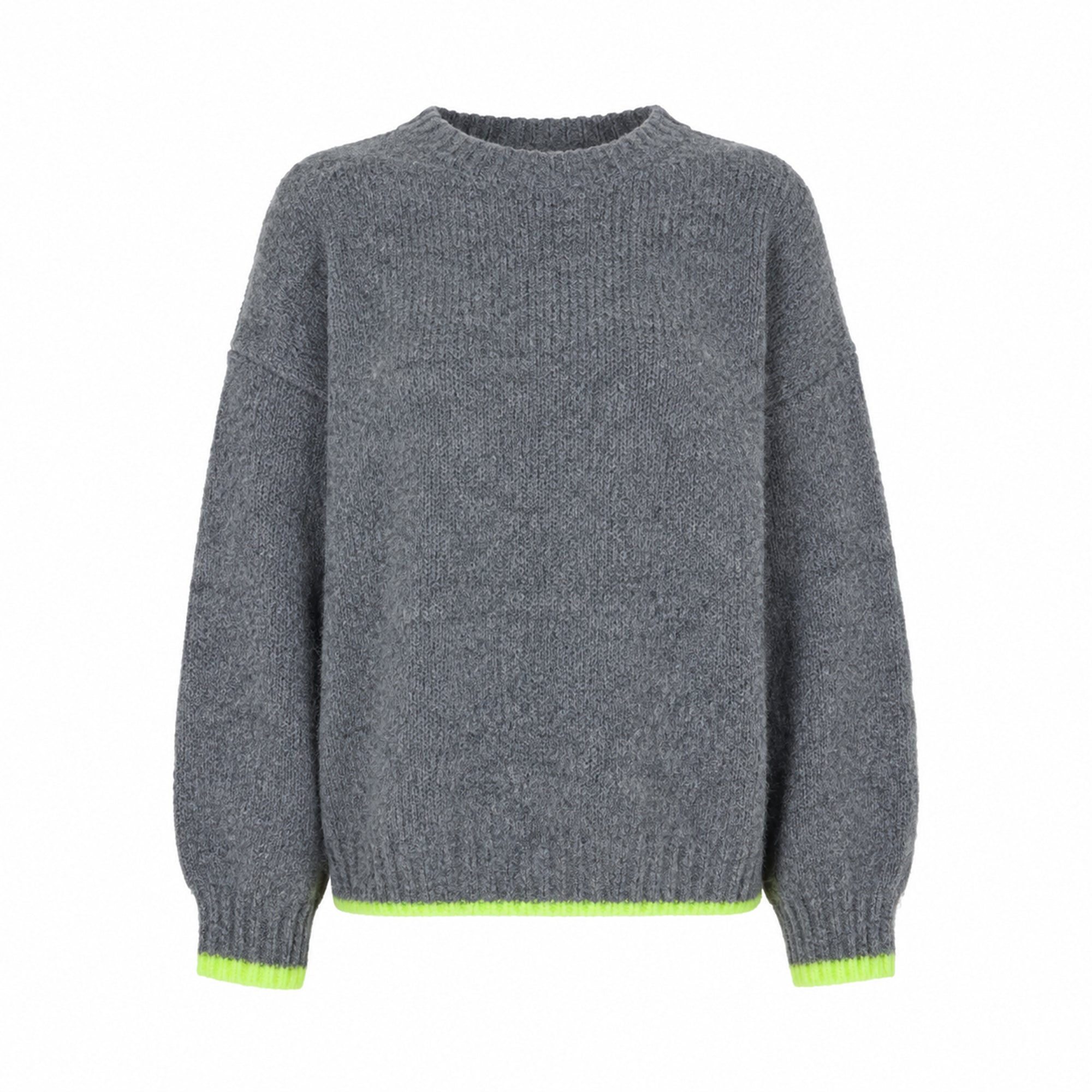Emily van den Bergh Damen Strickpullover – grau