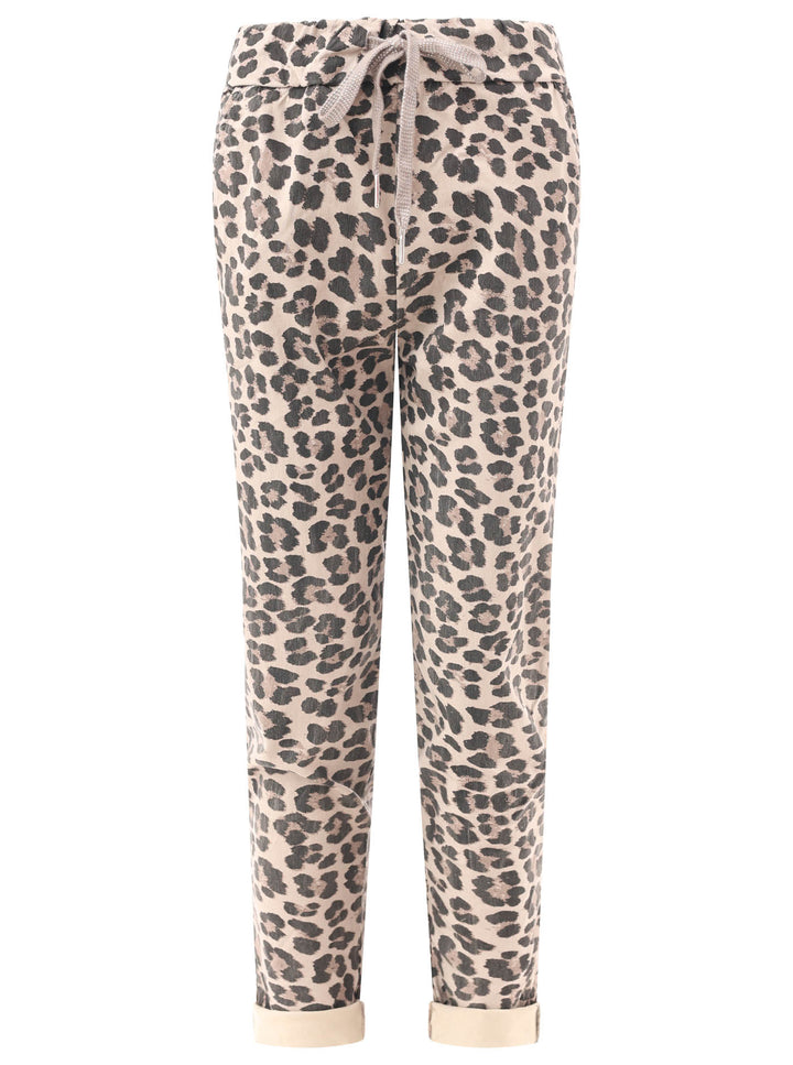 Zwillingsherz Damen Jogg Pants "Leopard"