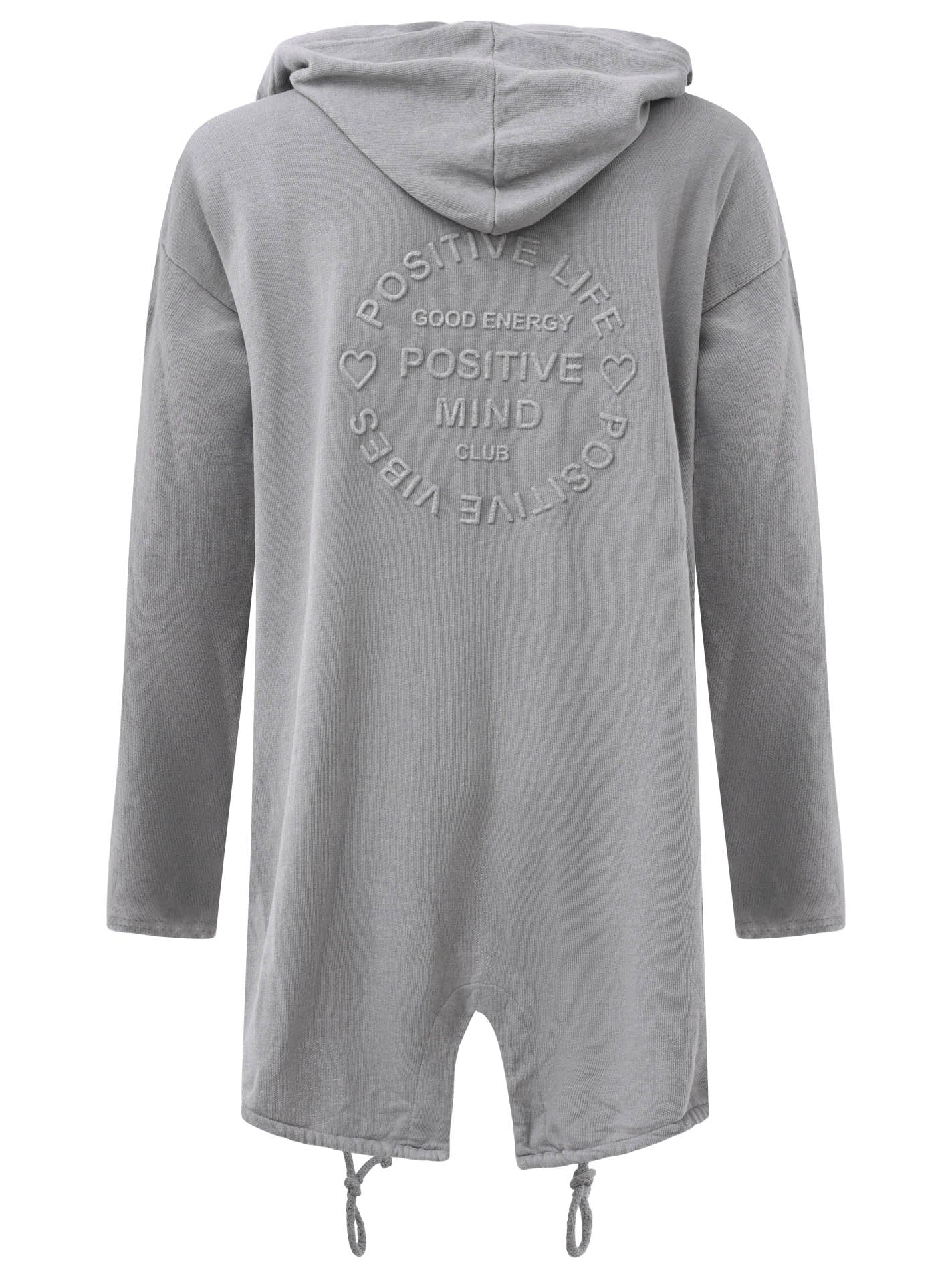 Zwillingsherz Damen Hoodiemantel "Positive Mind"