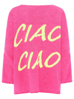 Zwillingsherz Damen Pullover Oversize "Ciao Ciao"