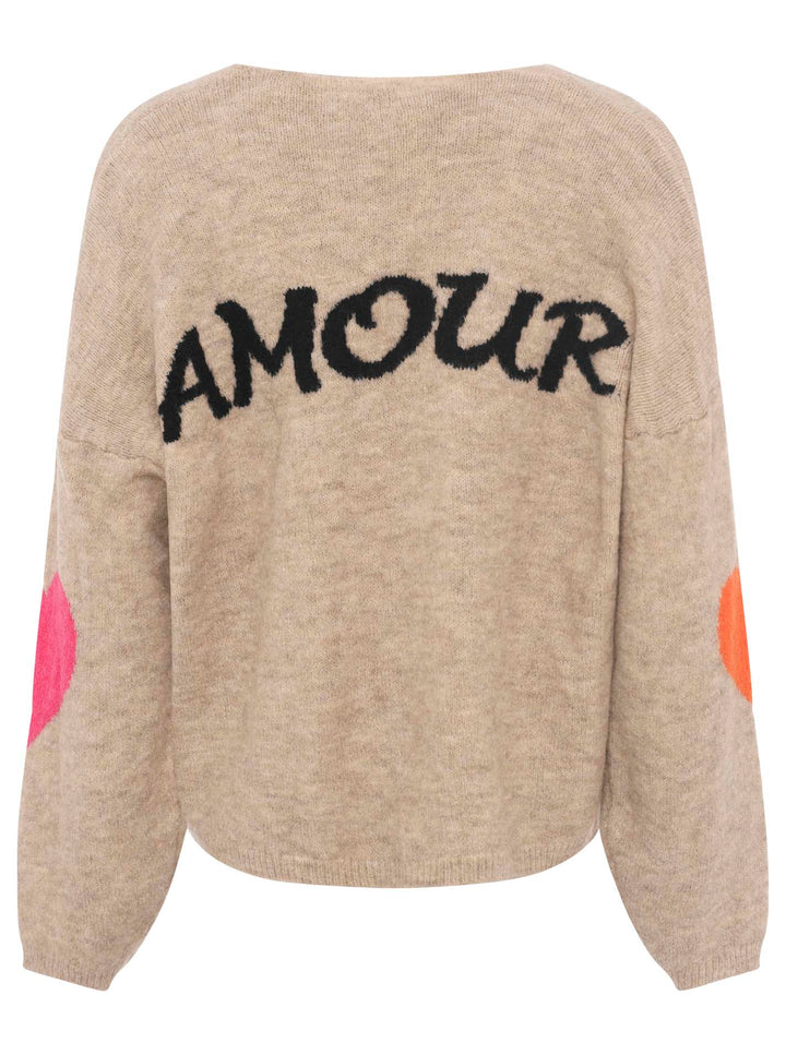 Zwillingsherz Damen Cardigan Wolle "Amour"