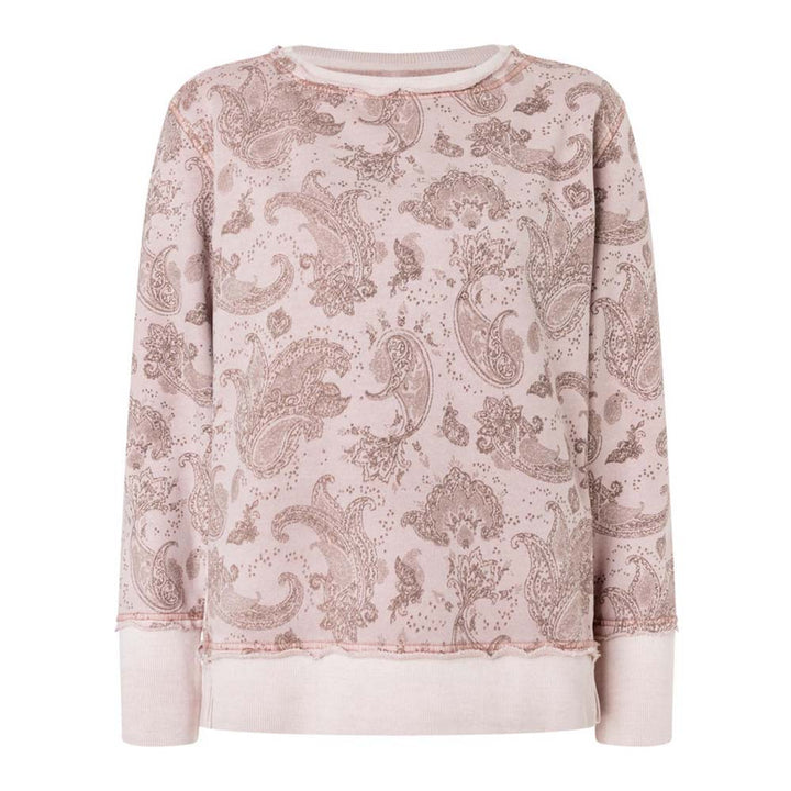 Timezone Damen Sweatshirt Signature - blush tonal paisley