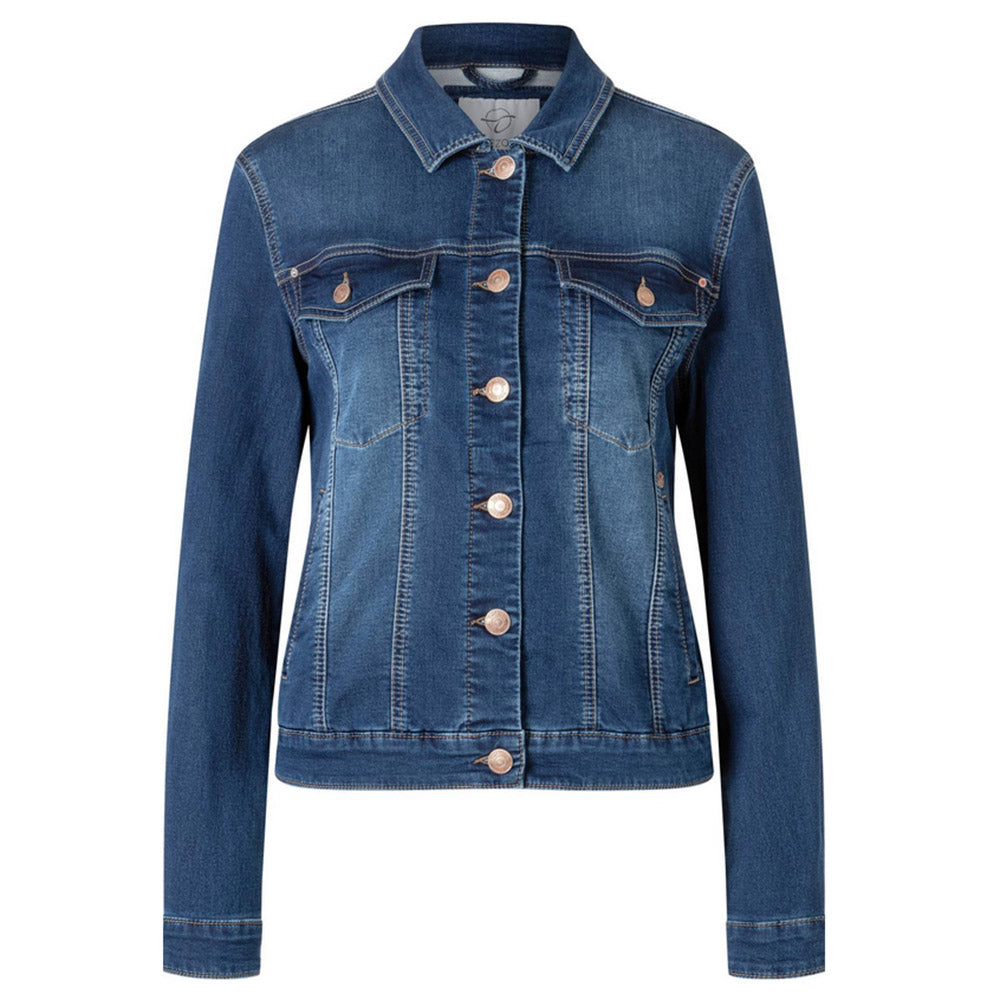 Timezone Damen Jeansjacken - brisk blue wash