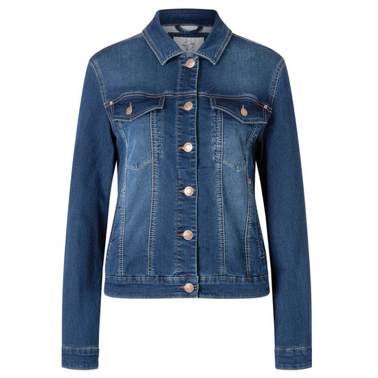 Timezone Damen Jeansjacken - brisk blue wash