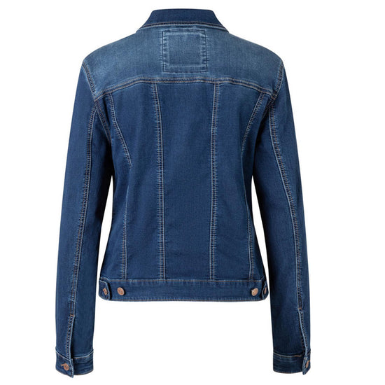 Timezone Damen Jeansjacken - brisk blue wash