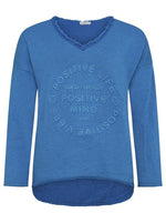 Zwillingsherz Damen Sweatshirt BW "Positive Mind"