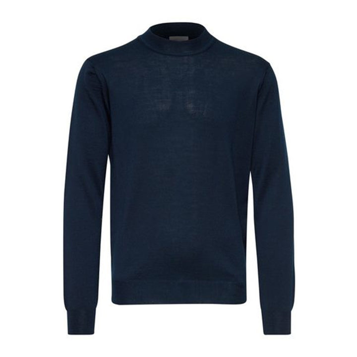 Casual Friday Herren Strickpullover mit Stehkragen