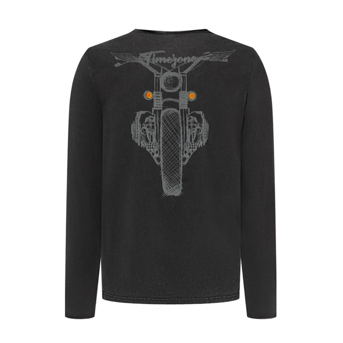 Timezone Herren Longsleeve mit Backprint