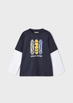 Mayoral Mini Boys T-Shirt langarm doppelte Ärmel 3028