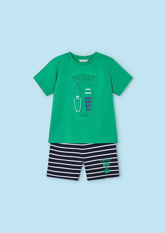 Mayoral Mini Boys Set Bermudas gestreift 3607