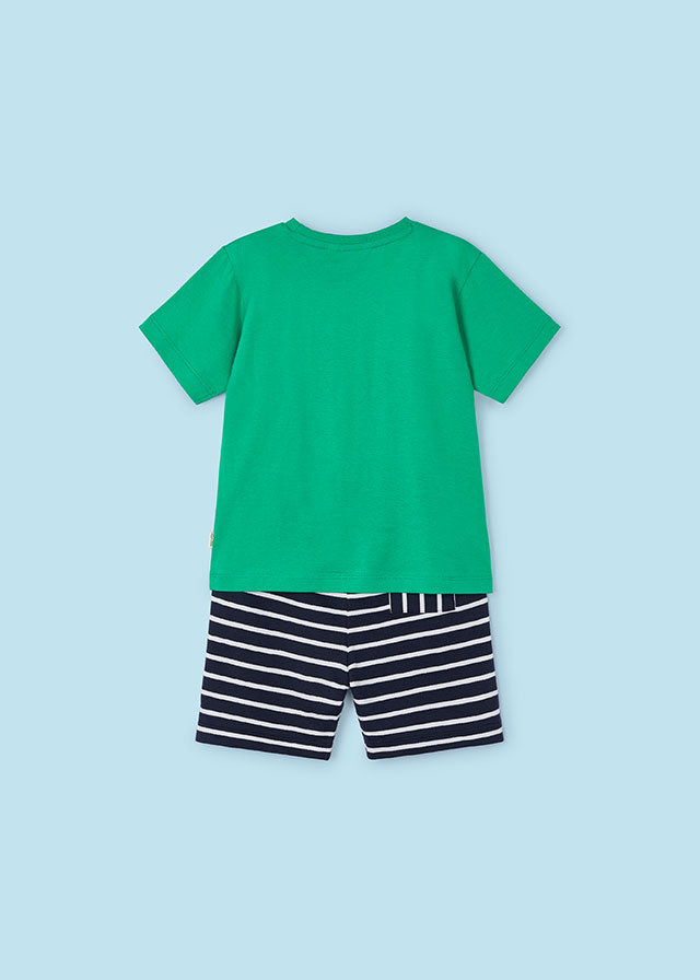 Mayoral Mini Boys Set Bermudas gestreift 3607