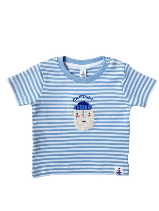 Hansekind T-Shirt Kurzarm mit Seemannstick