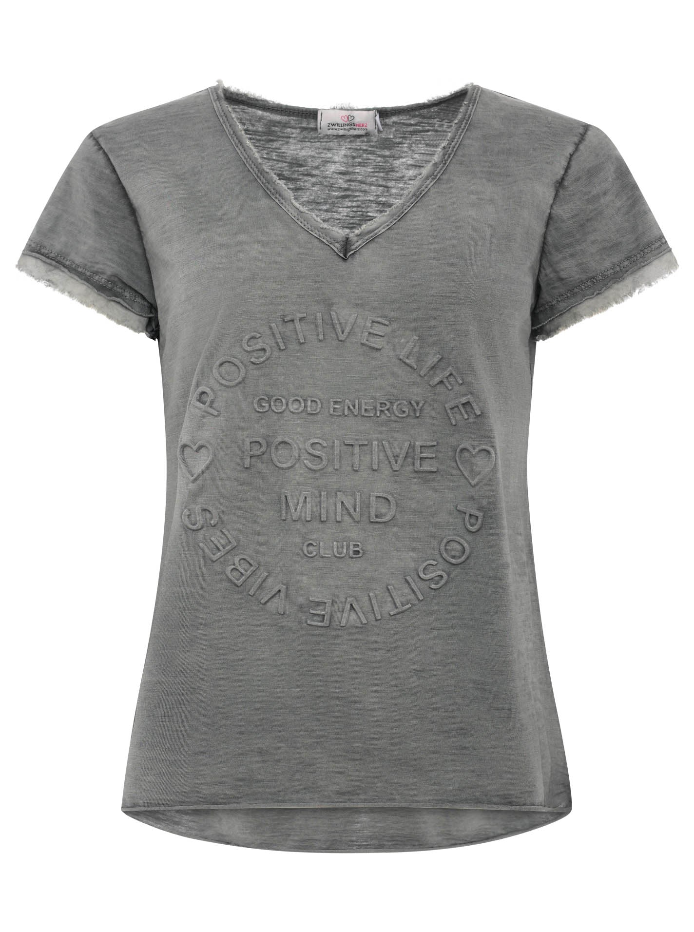 Zwillingsherz Damen T-Shirt BW "Positive Mind"
