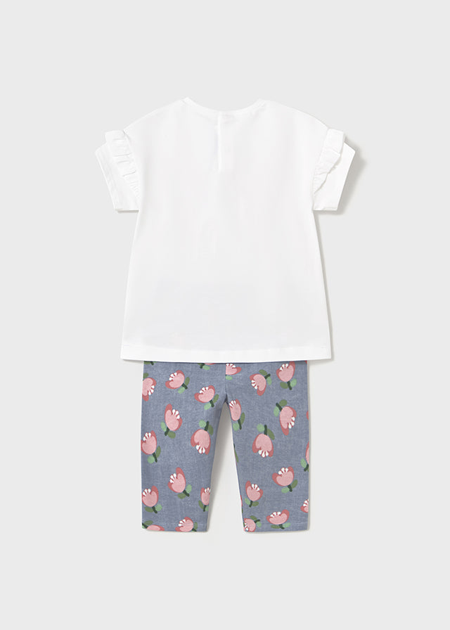 Mayoral Baby Mädchen T-Shirt mit Leggings 1739